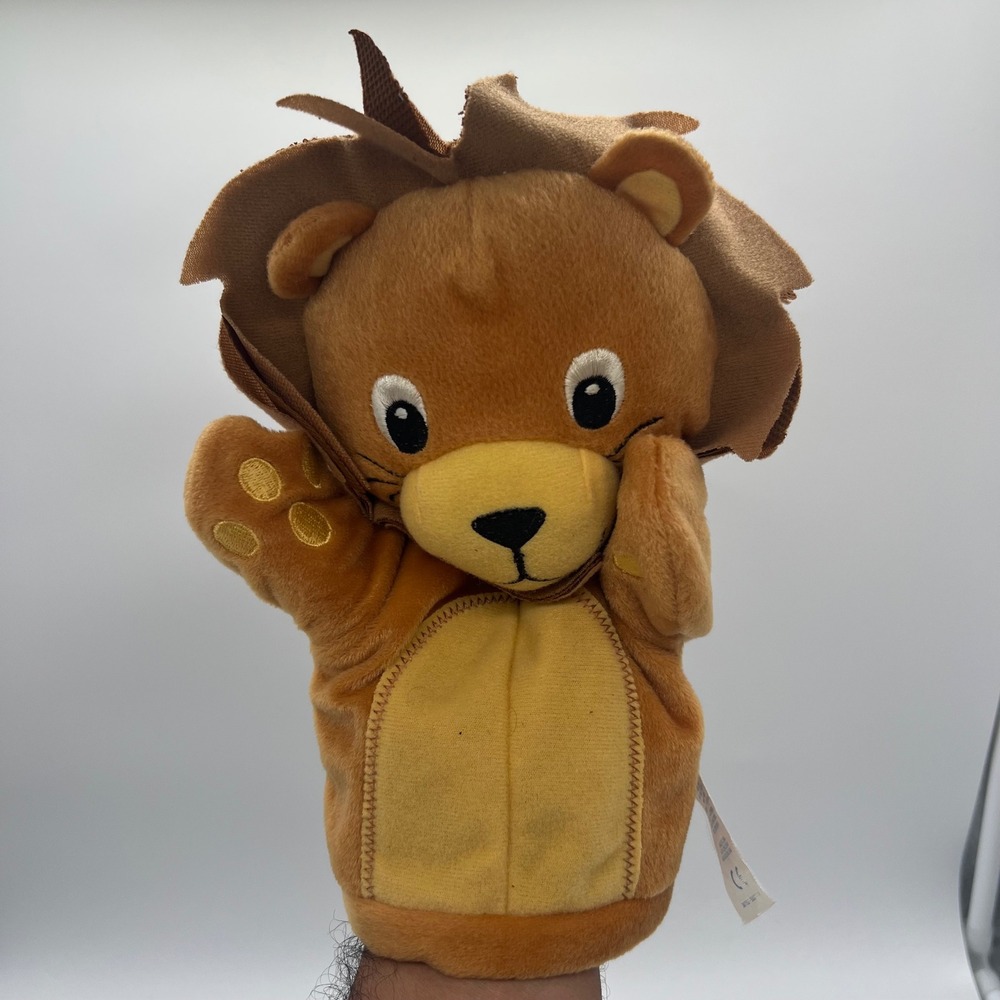Rare HTF BABY EINSTEIN - HAND PUPPET BY KIDS II LION VINTAGE MACHINE WASHABLE